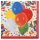 PAPSTAR Motiv-Servietten "Lucky Balloons" 330 x 330 mm 100 Stück