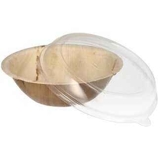 STARPAK Palmblatt-Schale mit Deckel rund 800 ml 10 Stück