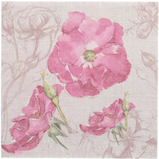PAPSTAR Motiv-Servietten "ROYAL Collection Blossom" lila 50 Stück