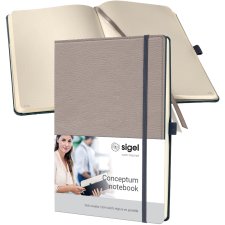 sigel Notizbuch Conceptum Design Casual DIN A4 beige 97...