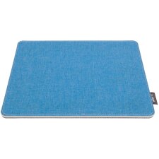 sigel Mauspad Eyestyle aus PET/PP hellblau/dunkelgrau