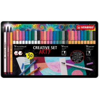 STABILO Kreativ-Set "ARTY" 30er Metalletui