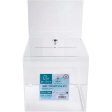 EXACOMPTA Aktionsbox aus Acryl abschließbar...