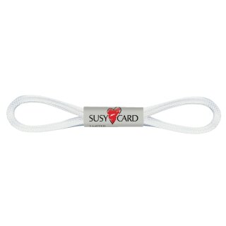 SUSY CARD Geschenkband "Easy" 6 mm x 3 m weiß