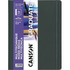 CANSON Skizzenbuch GRADUATE Mixed Media 216 x 279 mm...