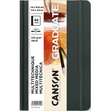CANSON Skizzenbuch GRADUATE Mixed Media 140 x 216 mm...