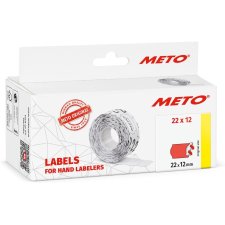 METO Etiketten für Preisauszeichner 22 x 12 mm rot 6...