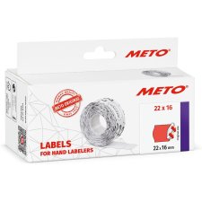 METO Etiketten für Preisauszeichner 22 x 16 mm rot 6...