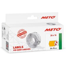 METO Etiketten für Preisauszeichner 26 x 16 mm...