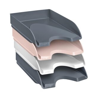 CEP Briefablage MINERAL DIN A4 4er Set farbig sortiert