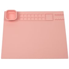 WEDO Malmatte aus Silikon (B)400 x (T)500 mm rosa faltbar