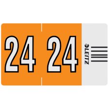 LEITZ Jahressignal Orgacolor "24" auf Streifen...