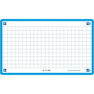 Oxford Karteikarten "Flash 2.0" 75 x 125 mm kariert türkis 80 Stück