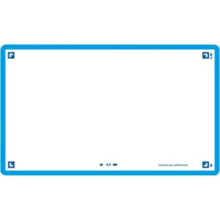 Oxford Karteikarten "Flash 2.0" 75 x 125 mm blanko türkis 80 Stück