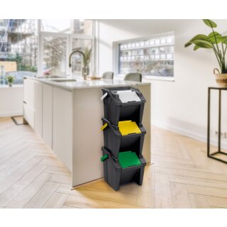 CEP Mülltrennsystem "Tower" 30 Liter 3er Set