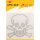 KLEIBER Strass-Applikation XL "Totenkopf" 140 x 125 mm