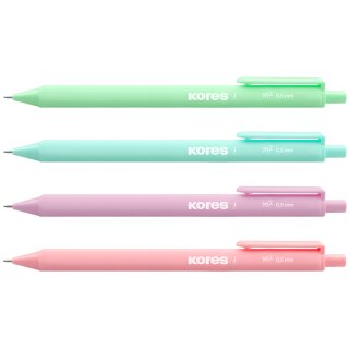 Kores Druckbleistift "M2 Grafitos Pastell" HB zufällige Farbe (1 Stück)