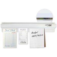 HYGOSTAR Wandklemmschiene Catch-ball-System Notebord rot