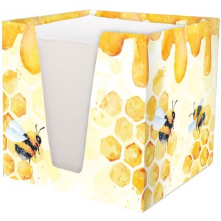 RNK Verlag Zettelbox "Honey" Hartkarton befüllt