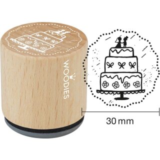 COLOP Motiv-Stempel Woodies "Hochzeitstorte"
