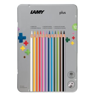 LAMY Dreikant-Buntstifte plus 12er Metalletui