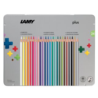 LAMY Dreikant-Buntstifte plus 24er Metalletui