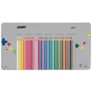 LAMY Dreikant-Buntstifte plus 36er Metalletui