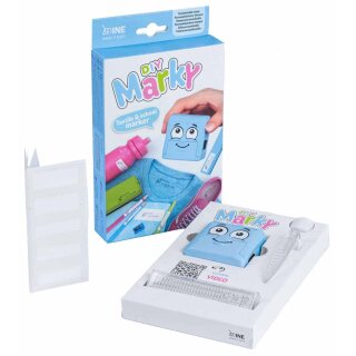 COLOP Markierungsstempel-Set "DIY Marky" Printer C20 blau