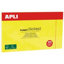 APLI Haftnotizen "FUNNY Notes!" 125 x 75 mm...