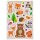 HERMA Sticker DECOR Waldlieblinge aus Papier matt 3 Blatt à 18 Sticker