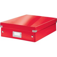 LEITZ Organisationsbox Click & Store WOW groß rot