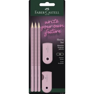 FABER-CASTELL Schreibset SLEEVE rose