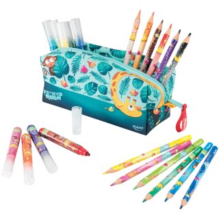Maped Schlamper-Etui JUNGLE fever befüllt 24-teilig