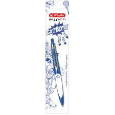 herlitz Druckkugelschreiber my.pen blau/weiß