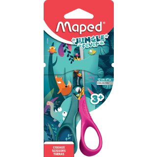 Maped Bastelschere JUNGLE fever VIVO 120 mm zufällige Farbe (1 Stück)