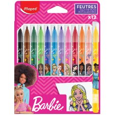Maped Fasermaler Barbie 12er Kartonetui