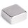 pavo Neodym-Haftmagnet eckig Maße: 10 x 10 x 5 mm silber 6 Magnete