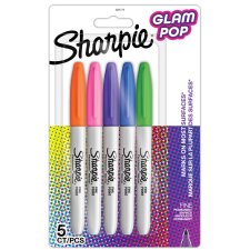 Sharpie Permanent-Marker FINE "Glam Pop" 5er...