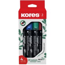 Kores Permanent-Marker "ECO XP2" Keilspitze 4er...