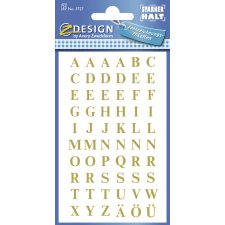 ZDesign HOME Buchstaben-Etiketten Buchstaben A-Z gold 120 Etiketten