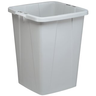 DURABLE Abfallbehälter DURABIN ECO 90 quadratisch grau