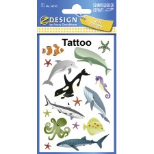 ZDesign KIDS Kinder-Tattoos "Meerestiere" bunt...