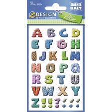 ZDesign SCHOOL Buchstaben-Etiketten Buchstaben: A-Z bunt...