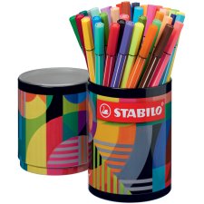STABILO Fasermaler Pen 68 45er Metalldose ARTY 45 Stück