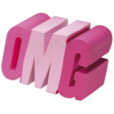 WESTCOTT Kunststoff-Radierer OMG pink