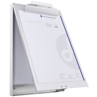 WESTCOTT Formularhalter-Box aus Aluminium DIN A4