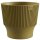 tera Übertopf "Mini" Durchmesser: 130 mm golden lime