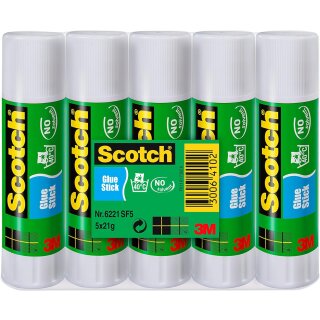 Scotch Standard-Klebestift 21 g 5 Stück