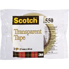 Scotch Klebefilm 550 transparent 15 mm x 66 m Folie