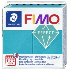 FIMO EFFECT Modelliermasse türkis-metallic 57 g